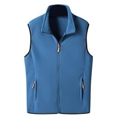 Lightning Deals Today Men's Winter Coat Jacket Soft Warm Jacket Zipper Stand-collar Lamb Velvet Jacket With Pockets Sleeveless Coats Jacket Men Small Waterproof Coa Warehouse Deals Clearance