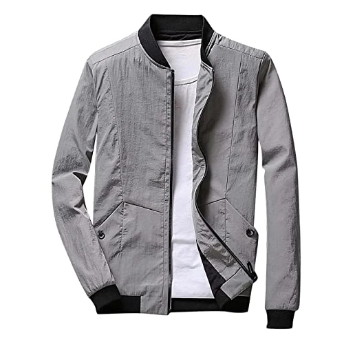 Lightning Deals Today  Rain Jacket Lightweight Men Solid Color Pocket Decoration Cardigan Long Sleeve Hooded Coat Mens Leisure Wear Mens Long Pea Coat Mexican Fancy Dress Men M Sale Clearance