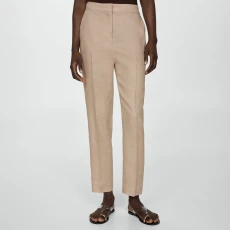 Light/Pastel Grey Linen Trousers ulti