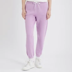 Lilac Arctic Cotton Blend Joggers - Purple Lilac Arctic Cotton Blend Joggers - Purple