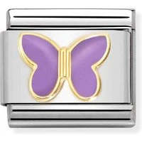 Lilac Butterfly Charm