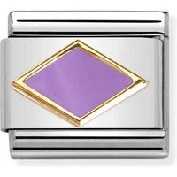 Lilac Rhombus Charm