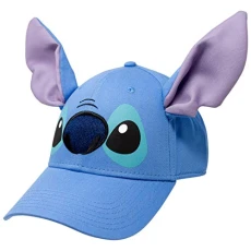 Lilo and Stitch Blue Disney Character Adjustable Strapback Hat