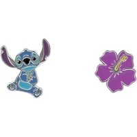 Lilo and Stitch Flower Studs - Silver