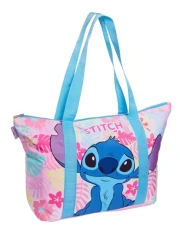 Lilo & Stitch Tote Bag for Women Girls Travel Beach Bag Zipped Fully Lined Large Shoulder Top Handle Overnight Carry On Shopper Bag