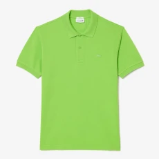 Lime Classic Badge Polo Shirt - Green