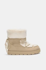 Lined Faux Fur Boots and Lined Faux Fur Boots and
