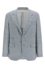 Linen blazer Light Blue Size