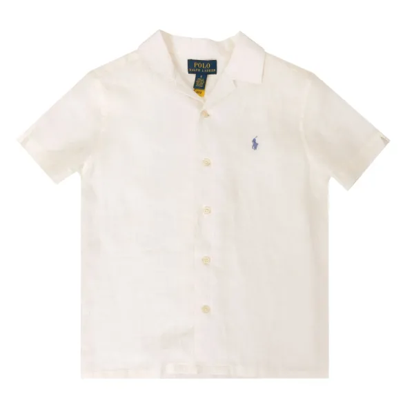 Linen Camp Collar Shirt