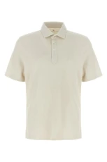 Linen cotton polo shirt Beige Size