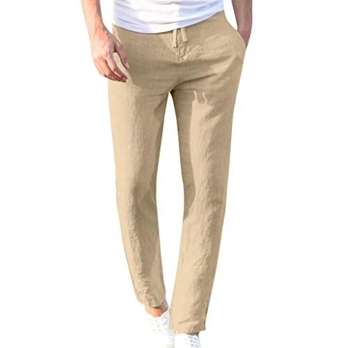 Linen trousers, men's casual trousers, long lightweight summer trousers, loose fit beach trousers, casual stretch men's trousers, comfortable jogging bottoms, sports trousers, casual linen trousers