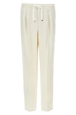 Linen trousers White Size