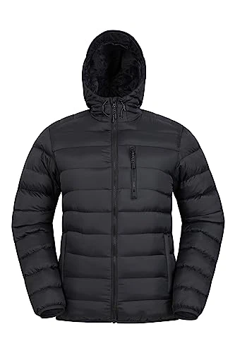 Link Mens Padded Winter Jacket - Showerproof, Lightweight, Warm, Lots Of Pocket, Elastic Hem & Cuffs