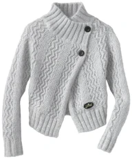 Little Girls' Krashy Mohair Mix Open Cardigan Sweater, Grey, XX-Small