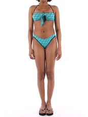 Liu-Jo VA1152 Bikini Aqua Top+Briefs (2B-S, Green/Black)