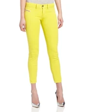 Livier-Ankle 0661V Women's Jeans Trousers Slim Jegging Yellow (W26, Yellow) Livier-Ankle 0661V Women's Jeans Trousers Slim Jegging Yellow (W26, Yellow)