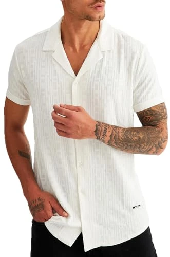 LN55675 Men's Short Sleeve Summer T-Shirt Beach Shirt Men's Casual Shirt Boys Summer Shirt Basic Shi