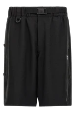 Logo Bermuda Shorts - Black Logo Bermuda Shorts - Black