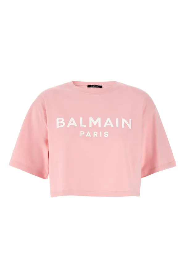 Logo Crop T-Shirt - L