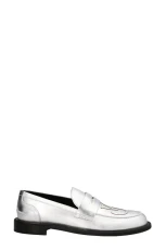 Logo loafers Silver Size