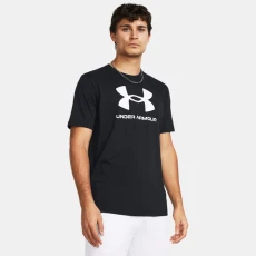 Logo Mens Short Sleeve Black / White