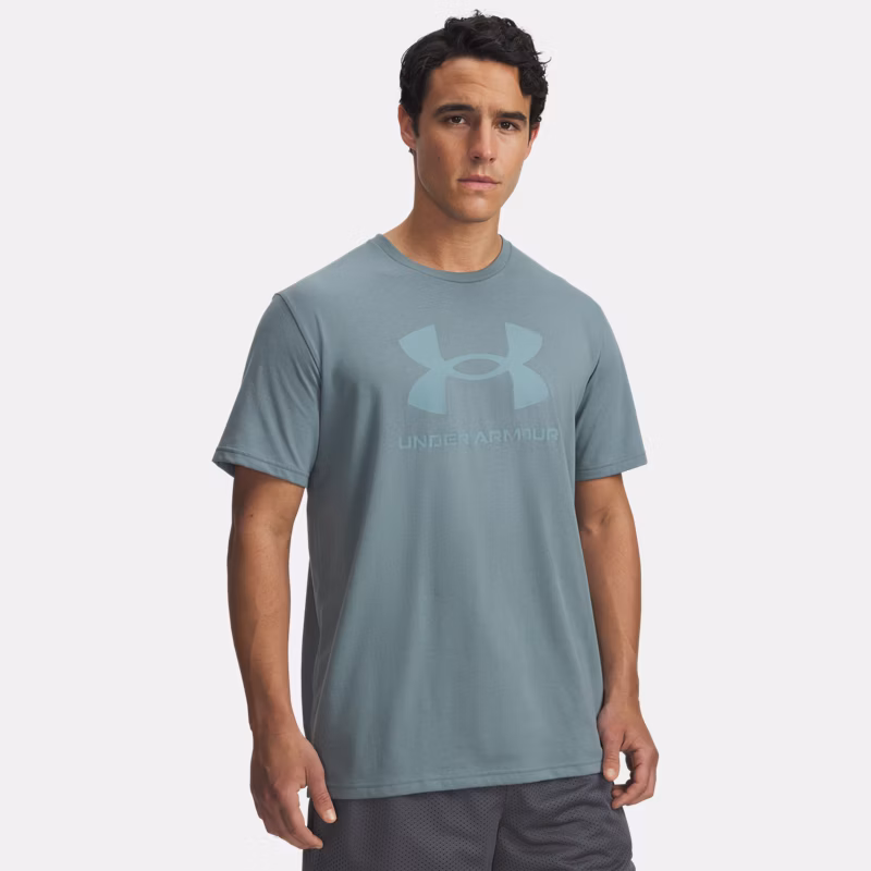 Logo Mens Short Sleeve Jasper Blue / Serpentine M