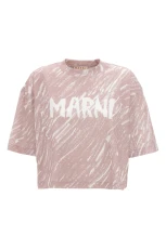 Logo Print Cropped T hirt Size IT