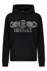 Logo print mens sweatshirt Black Size