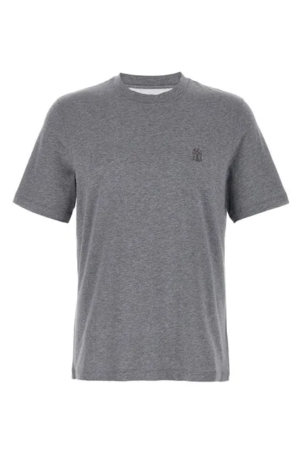 Logo print T-shirt - Gray