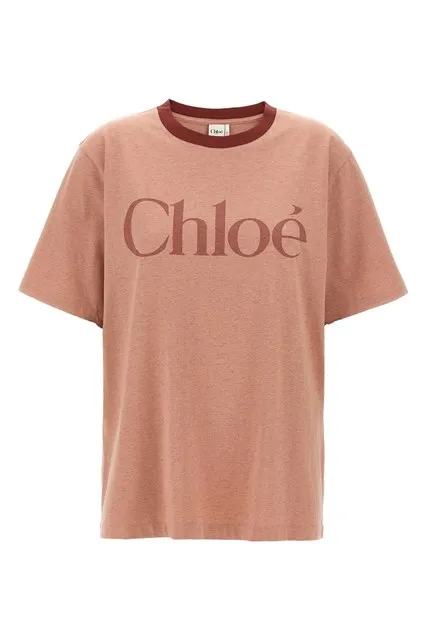 Logo print T-shirt - Pink