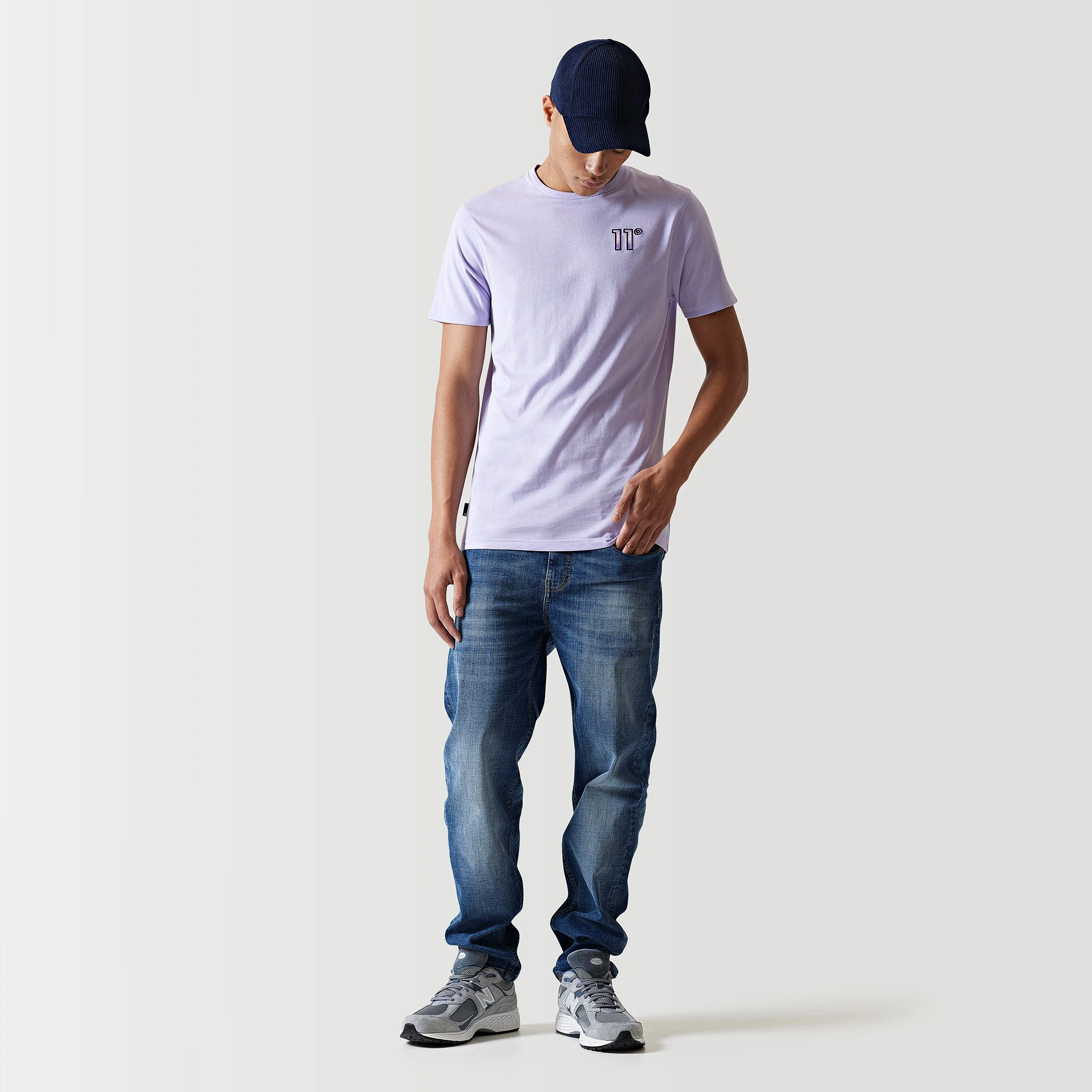 Logo T-Shirt - Light Lavender / Cloud AOP