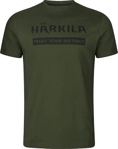 Logo T-Shirt Set Green – Hunting Shirt Made of Cotton Short Sleeve – T-Shirt for Hunters Set –