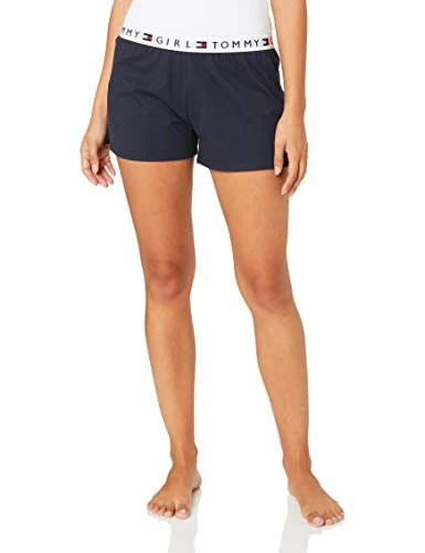 Logo Waistband Womens Shorts X Small Navy Blazer
