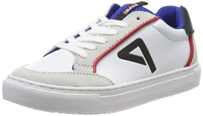 London Boys Adams P Junio Low-Top Sneakers, White (White 800), 4 UK London Boys Adams P Junio Low-Top Sneakers, White (White 800), 4 UK