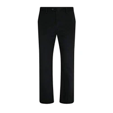 London Mens Sta-Press Mod Winston Trousers Black Waist 32 Leg 32