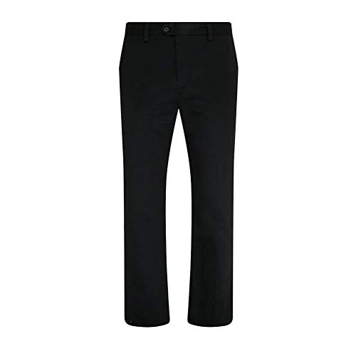 London Mens Sta-Press Mod Winston Trousers Black Waist 34 Leg 32