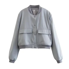 Long Leather Coat Womens Fur Cropped Jacket Teachers Thank You Gifts Sports Yoga Women's Autumn and Winter Big Pocket Long Flight Suit Street Fashion Jacket Coat Sale Clearance Items Under 5 Pounds