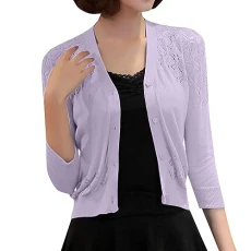Long Length Cardigans Light Cardigans Women Summer Purple Cardigan for Women UK White Mesh Cardigans Plus Size UK Three Quarter Length Sleeve Cardigan UK Prime Big Deal Days Special Deals