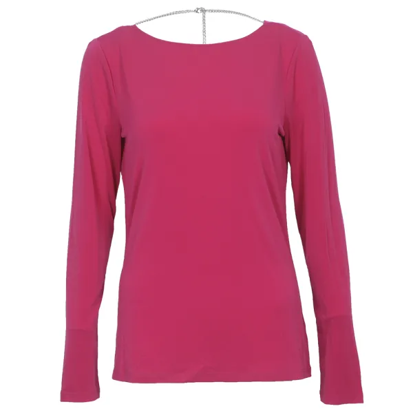 Long Sleeve Low Back Top