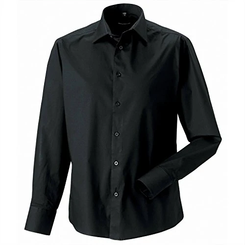 Long Sleeve Mens Fitted Shirt - 4 Colours/Sml - - Port - XL