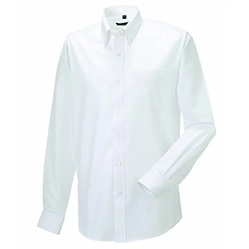 Long sleeve Oxford shirt White 16.5