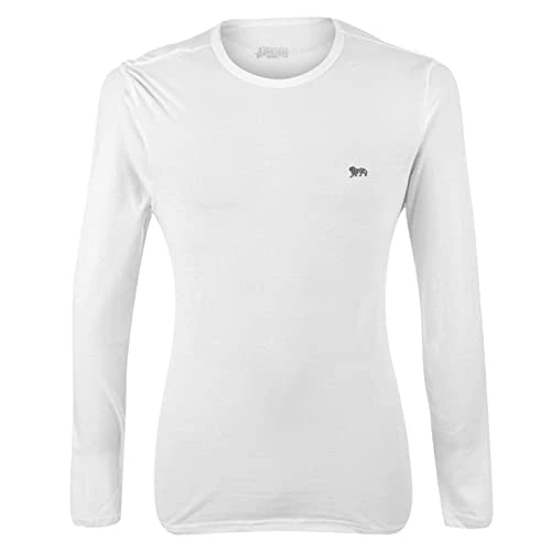 Long Sleeve T Shirt Mens[Medium,White]