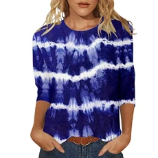 Long Sleeve Women's Crew Neck Long Sleeve T-Shirt Sleeves Spring Shirts Tops Blouses 3/4 Soft Casual Comfortable Round Pullover Neck for Women Loose Women's Long Sleeve Shirt Casual Crew Neck Blouse
