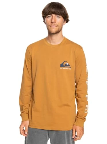 Long Sleeved T-Shirt COMP Logo LS Men Brown L