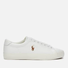 Longwood Leather Low-Top Trainers - UK - White