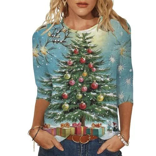 Loose Womens Sweatshirt Christmas T Shirts for Women UK Plus Size Vintage Jumper Gilet for Women UK Longline Women Jacket Winter Long Hoodie Womens Tops Trench Coats for Women UK Blue