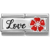 Love With Flower Double Charm