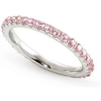 Lovelight Silver + Pink Ring Size 54