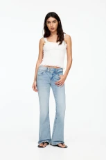 Low-Rise Boot-Cut Jeans - Pale blue Low-Rise Boot-Cut Jeans - Pale blue