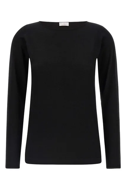 Lurex sweater - Black